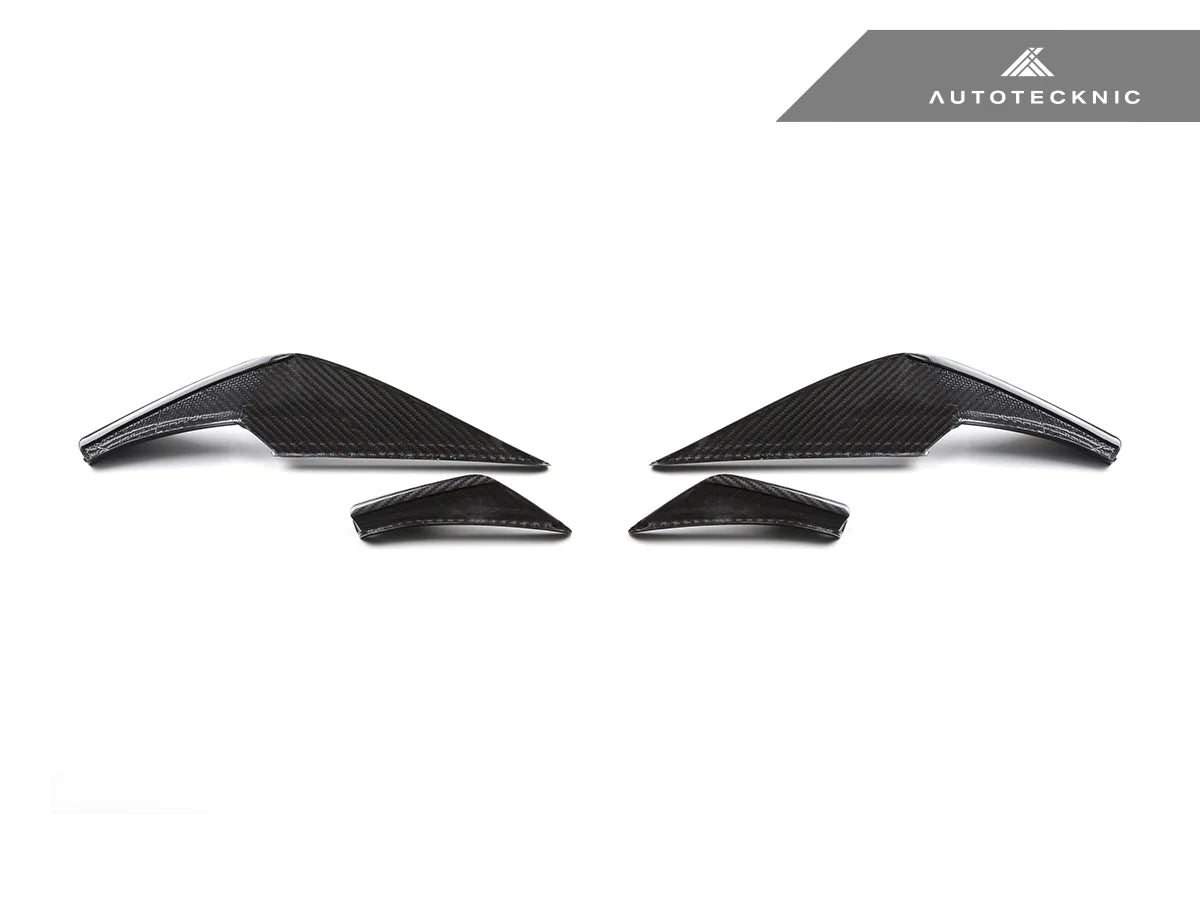Autotecknic - Front Bumper Dry Carbon Corsa Canard Set - BMW G8X M3/M4