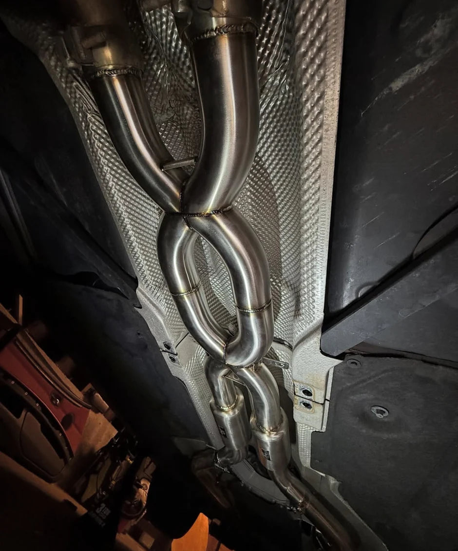 IRL - Stainless Double X-Pipe - BMW E9X M3