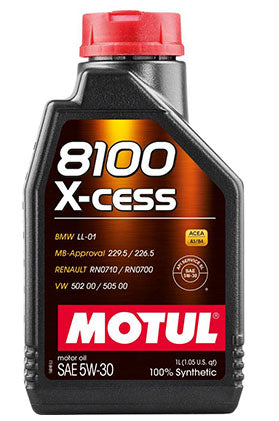 Motul - 8100 X-CESS Gen2 Synthetic Motor Oil - 5W30