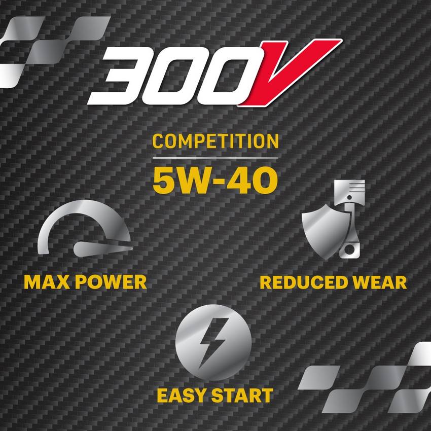 Motul - 300V COMPETITION Synthetic Motor Oil - 5W40