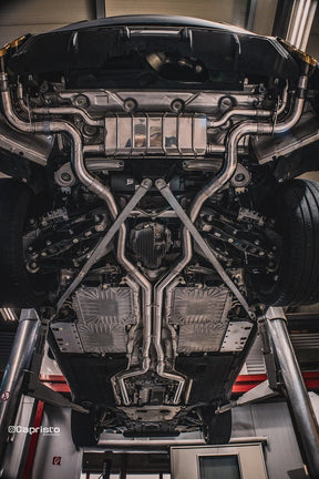 BMW XM - Valved Exhaust System with Anodized/Wicrom Tips (for OE Actuators), Mid-Pipes, and 200 Cell OPF/GPF Replacements image 5