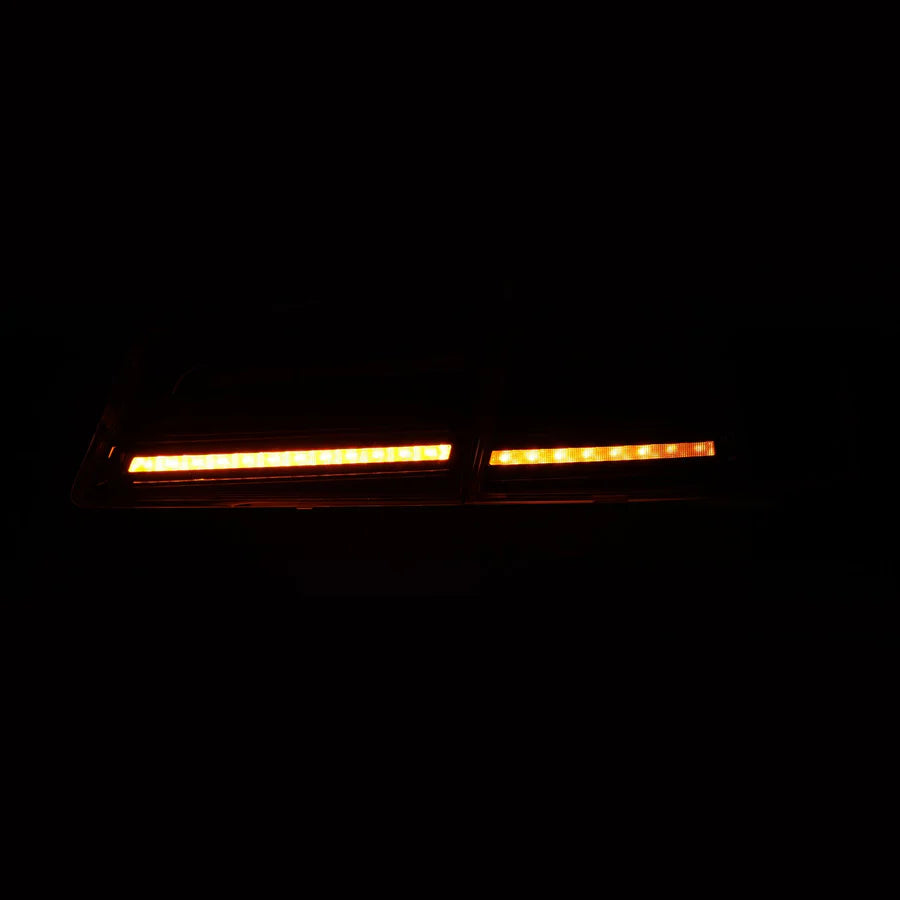 Alpharex - LUXX-Series LED Tail Lights with Black Trunk Center Piece (Alpha-Black) - Tesla Model S