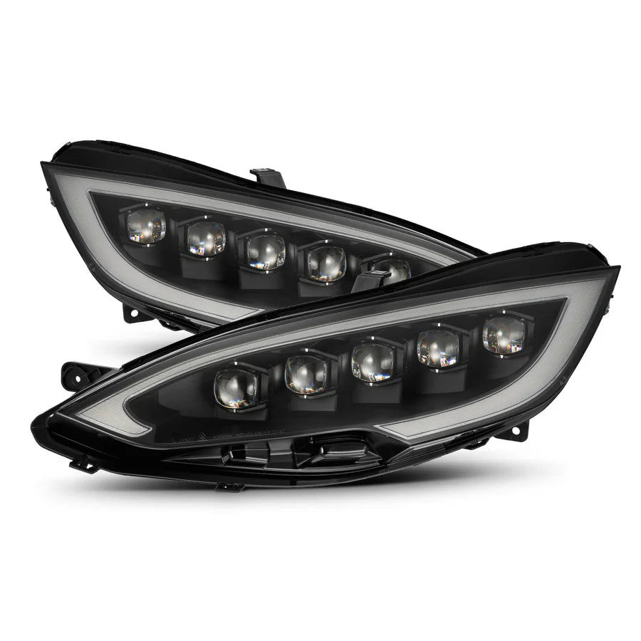 Alpharex - NOVA-Series LED Projector Headlights Black - Tesla Model S