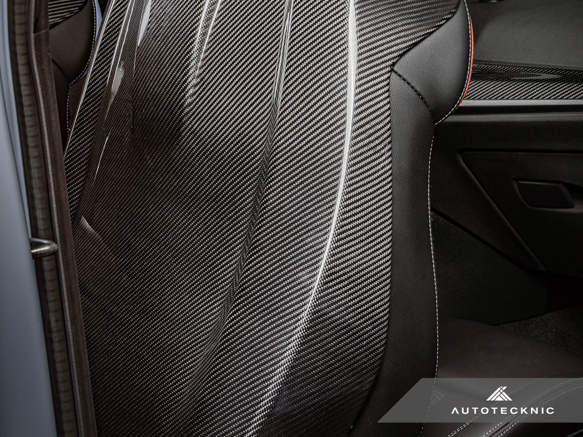 AutoTecknic Dry Carbon Full Seat Back Cover Set - F91/ F92 M8