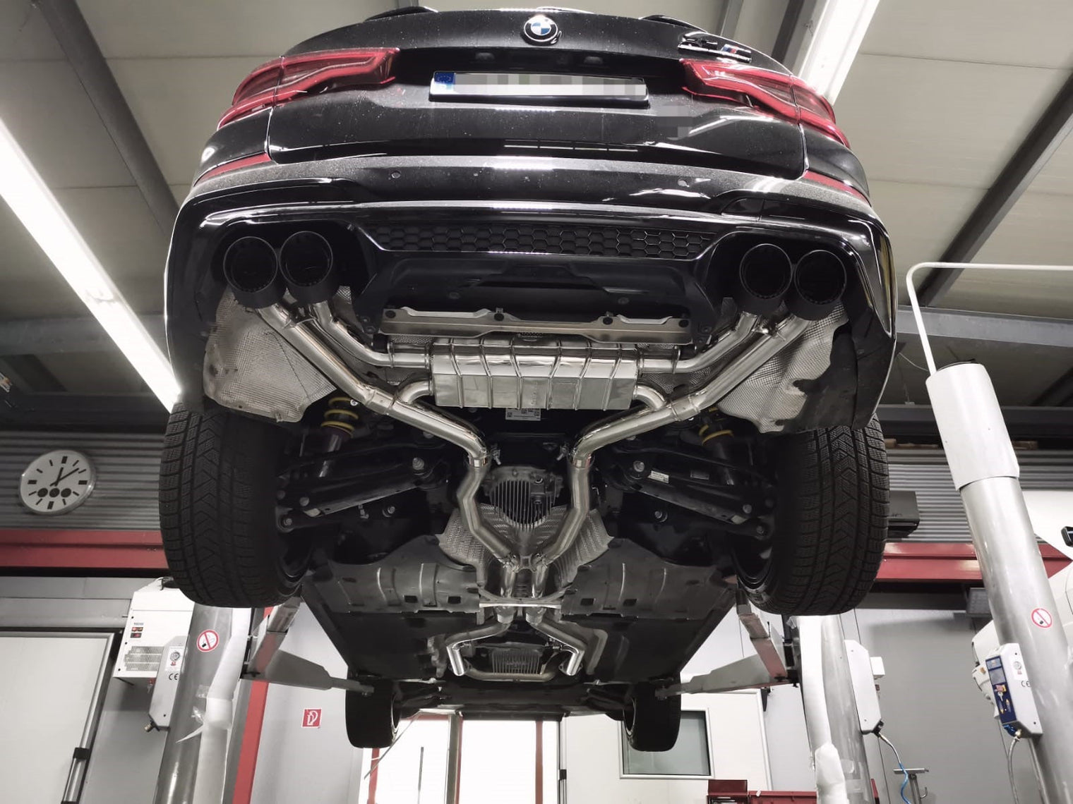 BMW X3M Competition (G01/F97) - Exhaust System, OPF Delete Mid Pipes, and Carbon Fiber Tips image 2
