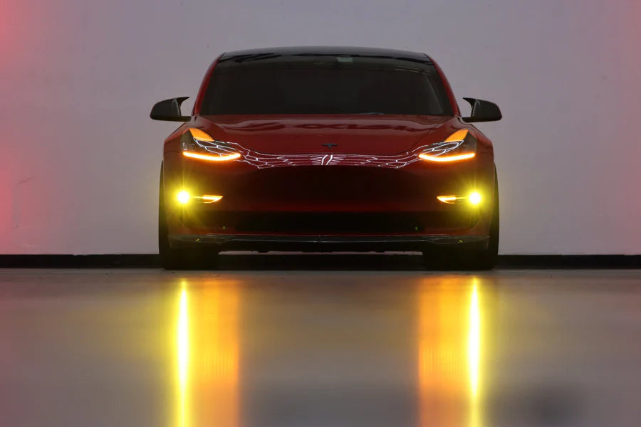 Alpharex - DoubleTap Dual Color LED Projector Fog Lights  - Tesla Model 3/Model Y