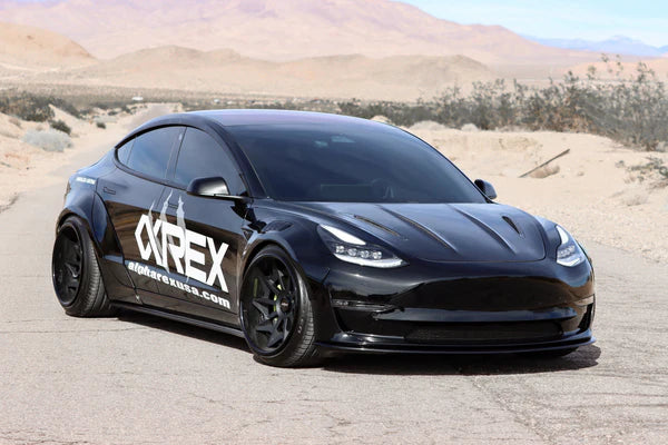 Alpharex - NOVA-Series LED Projector Headlights Black - Tesla Model 3/Model Y
