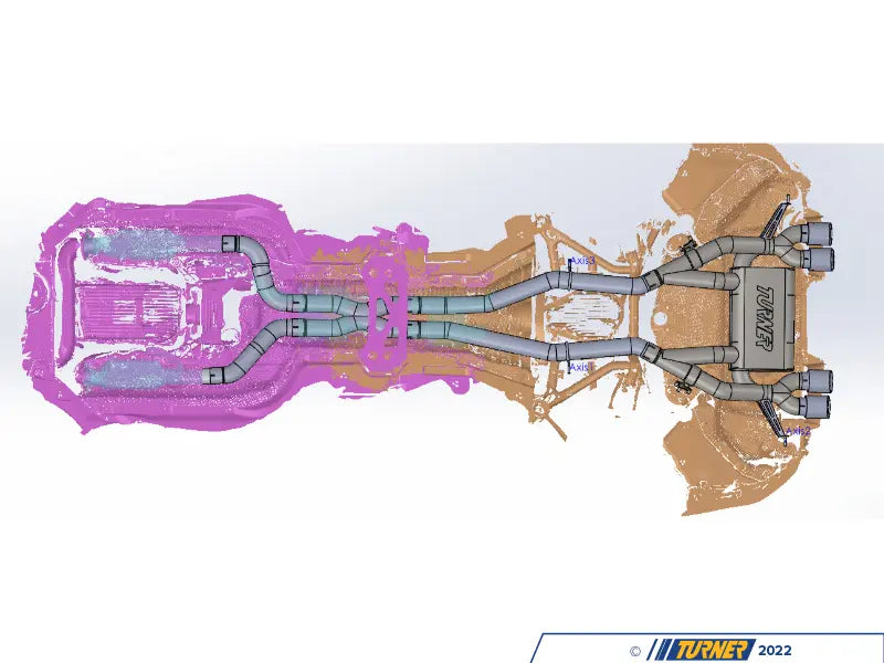 Turner Motorsport - Titanium Valved Catback Exhaust - BMW G8X M3/M4