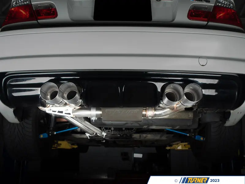 Turner Motorsport - Stainless Valved Catback Exhaust - BMW E46 M3