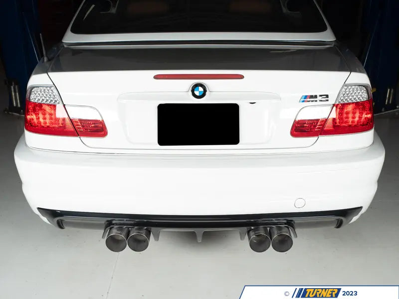 Turner Motorsport - Stainless Valved Catback Exhaust - BMW E46 M3