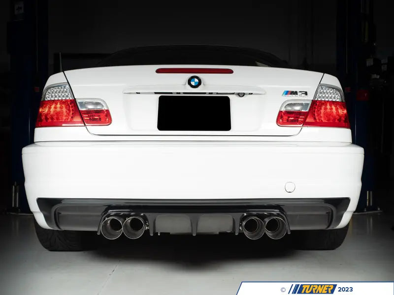 Turner Motorsport - Stainless Valved Catback Exhaust - BMW E46 M3
