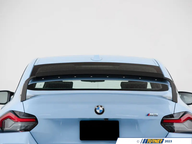 Turner Motorsport - Carbon Fiber High-Rise Spoiler & Adjustable Gurney Flap - BMW G87 M2