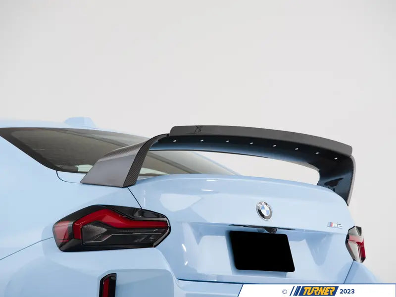 Turner Motorsport - Carbon Fiber High-Rise Spoiler & Adjustable Gurney Flap - BMW G87 M2