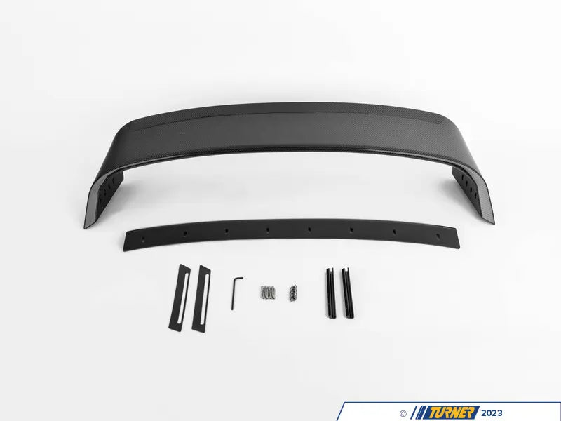 Turner Motorsport - Carbon Fiber High-Rise Spoiler & Adjustable Gurney Flap - BMW G87 M2