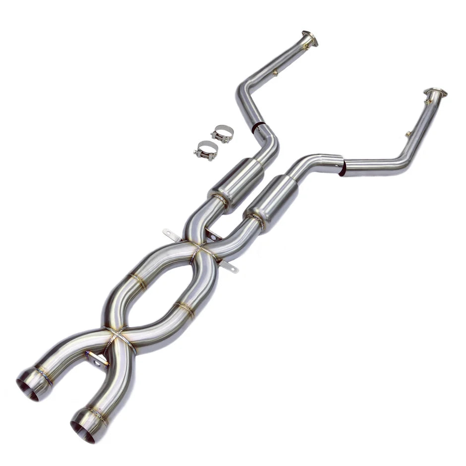 IRL - Stainless Double X-Pipe - BMW E9X M3
