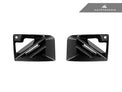 AutoTecknic Dry Carbon Corsa Front Air Inlet Trim Set - G87 M2