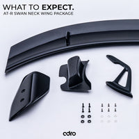 ADRO - Premium Prepreg AT-R2 Carbon Fiber Swan Neck Wing - Toyota GR Supra