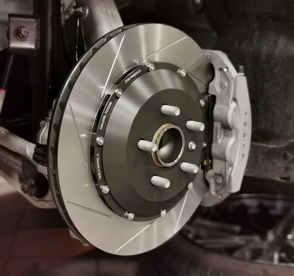 Paragon Performance - Front 2-Piece Rotor Sport Brake Kit - Tesla Model 3/Model Y