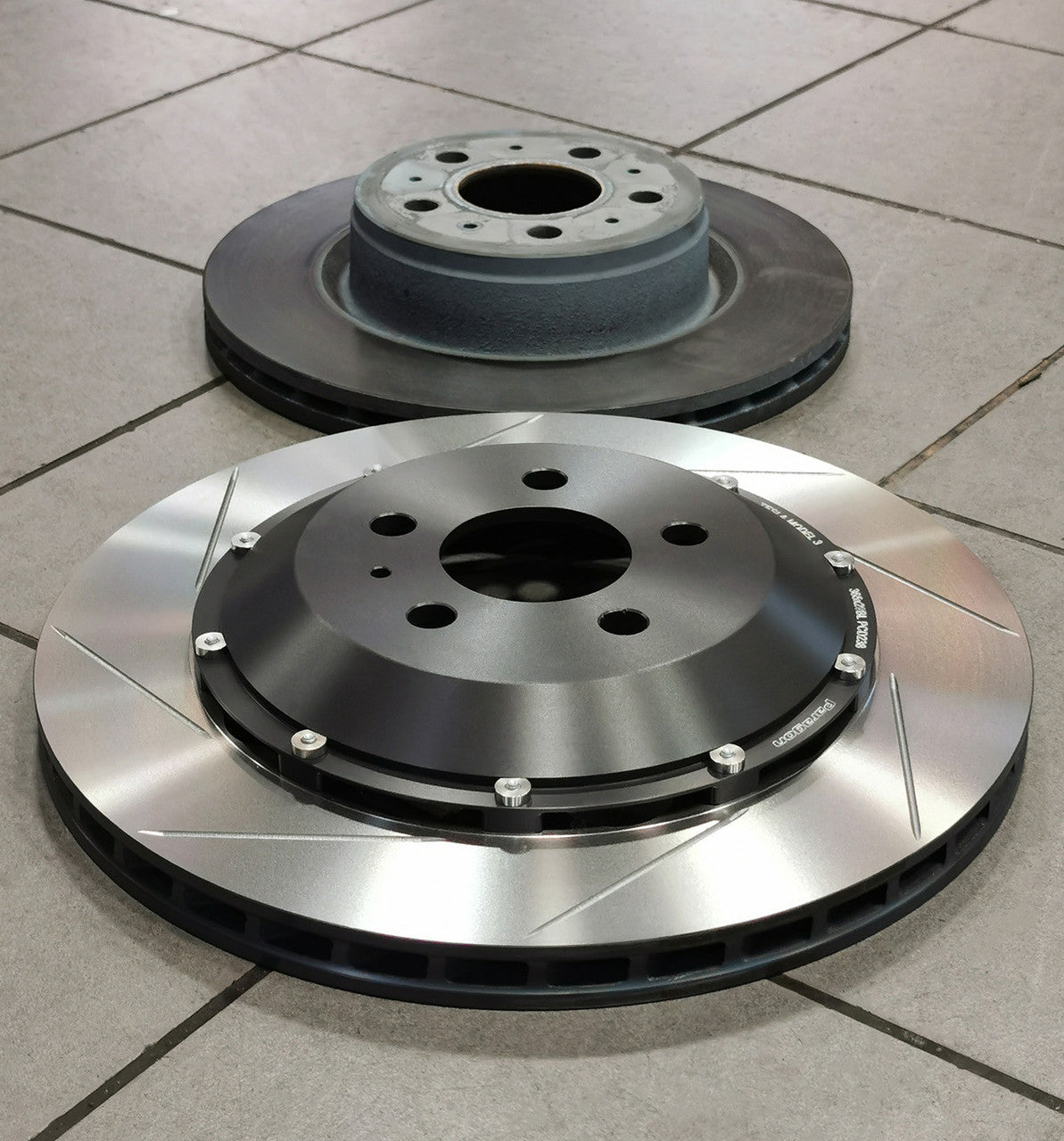 Paragon Performance - Front 2-Piece Rotor Sport Brake Kit - Tesla Model 3/Model Y
