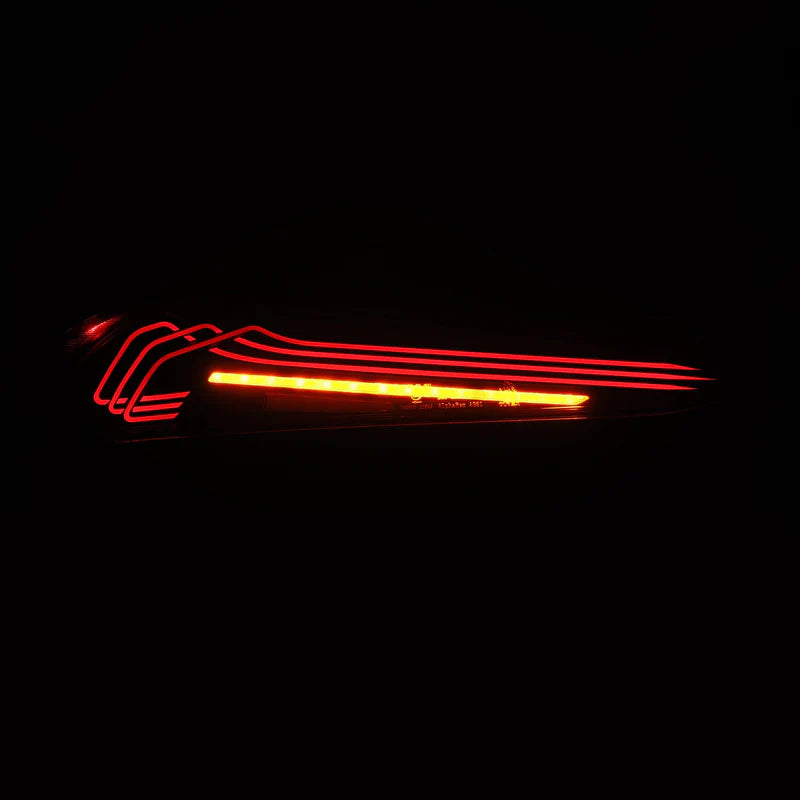 Alpharex - CSL Laser Style LUXX-Series LED Tail Lights (Black)  - Toyota GR Supra