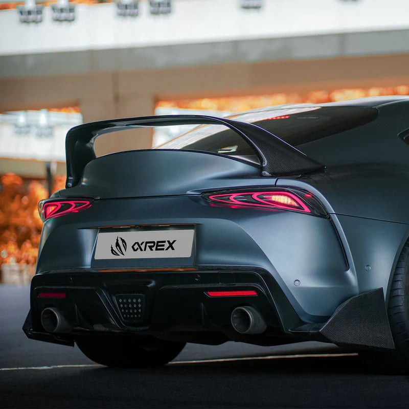 Alpharex - FT-1 Style LUXX-Series LED Tail Lights (Vivid Red)  - Toyota GR Supra