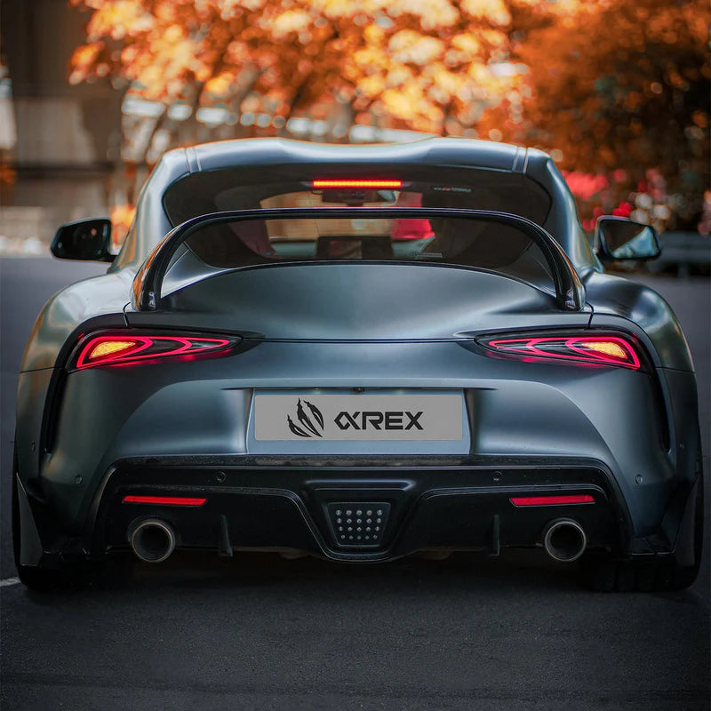 Alpharex - FT-1 Style LUXX-Series LED Tail Lights (Vivid Red)  - Toyota GR Supra