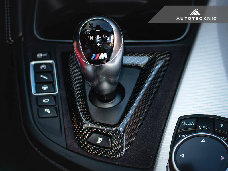 AutoTecknic Carbon Alcantara Shift Console Trim - F80 M3 | F82/ F83 M4