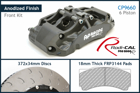 AP Racing -  Radi-CAL CP9660/372mm Competition Front Brake Kit - BMW E9X M3