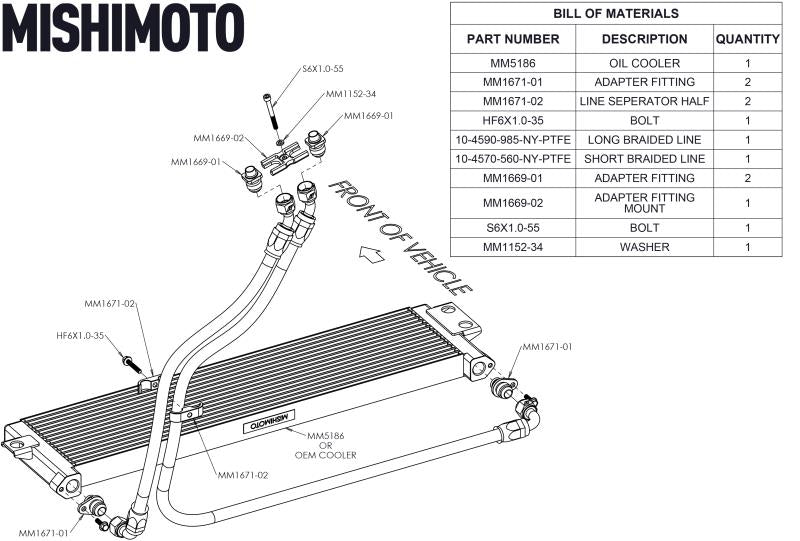 Mishimoto - Performance Oil Cooler - BMW F8X M2/M3/M4