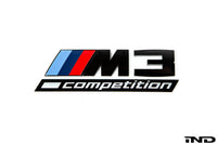 iND f80 m3 competition gloss black trunk emblem - iND Distribution