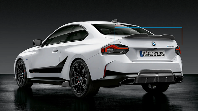 Genuine BMW - M Performance Carbon Fiber Rear Spoiler - BMW G87 M2