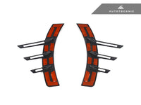 AutoTecknic Dry Carbon Rear Fender Arch Trim Set - G87 M2