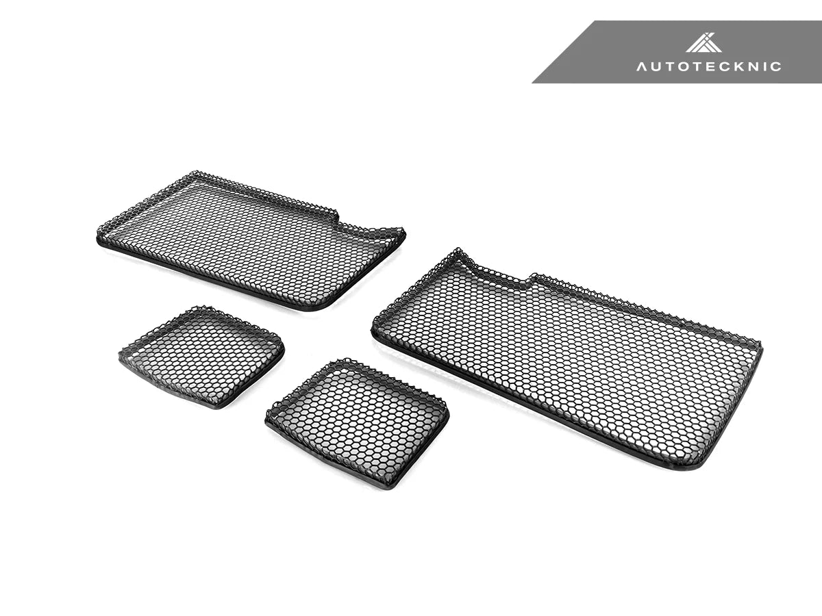 AutoTecknic - Center Bumper Honeycomb Mesh Grille Kit - BMW G90 M5