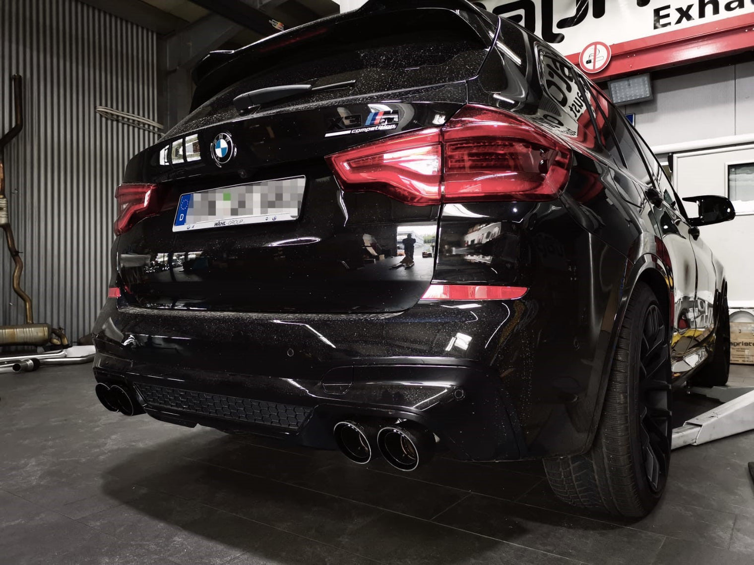 BMW X3M Competition (G01/F97) - Exhaust System, OPF Delete Mid Pipes, and Carbon Fiber Tips image 3