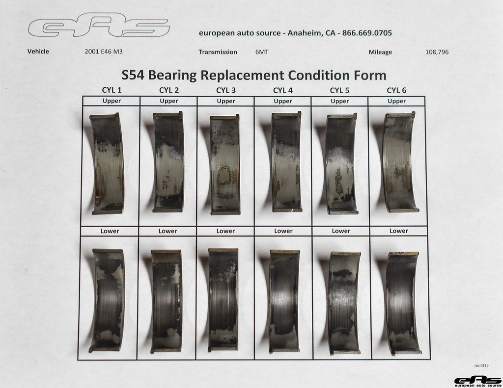 EAS - S54 Rod Bearing Service - BMW E46/E85/E86 M3/Z4M