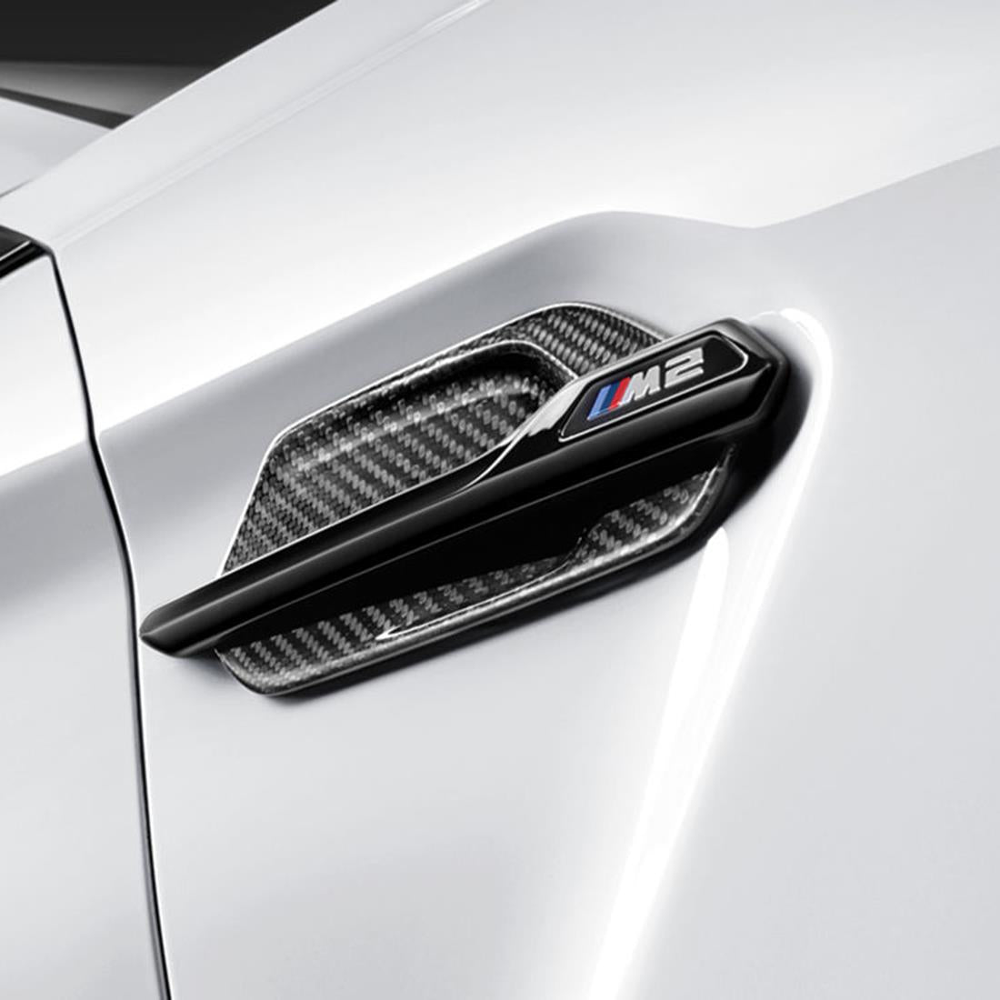 Genuine BMW - M Performance Carbon Fiber Air Breather Side Grilles  - BMW F87 M2