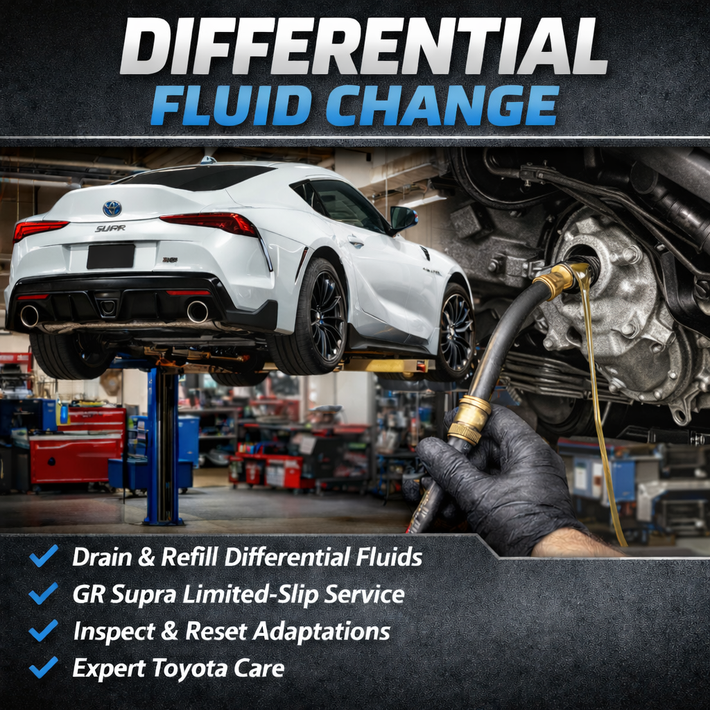 Differential Fluid Service - Toyota GR Supra