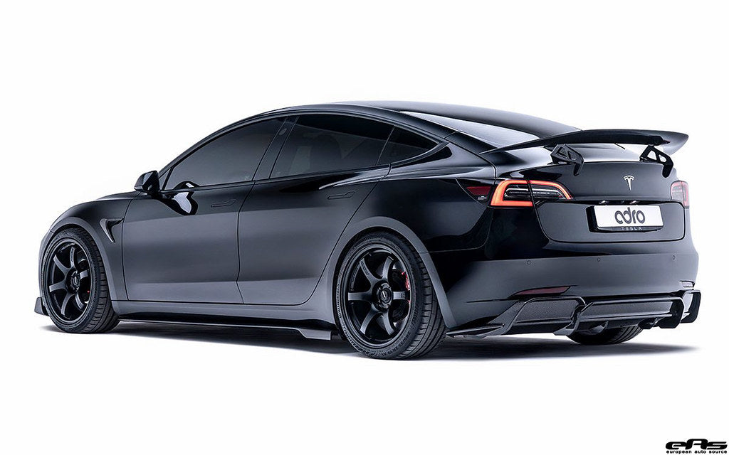 ADRO - Premium Prepreg V2 Carbon Fiber Side Skirts - Tesla Model 3