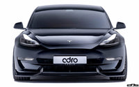 ADRO - Premium Prepreg V2 Carbon Fiber Front Lip - Tesla Model 3