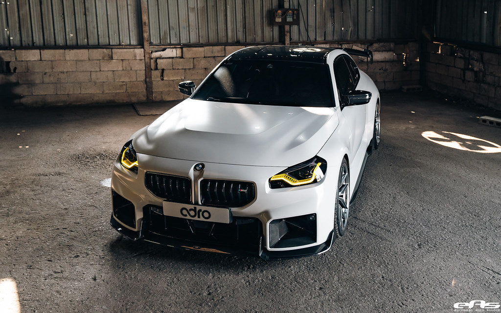 ADRO - Premium Prepreg Carbon Fiber Vertical Front Grilles - BMW G87 M2