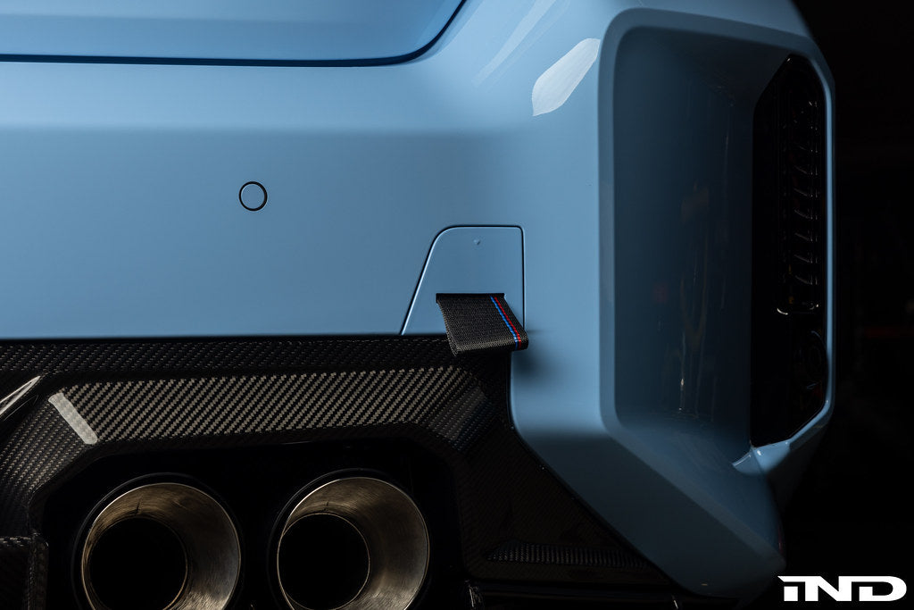 IND - Painted/Slotted Tow Hook Cover - BMW G87 M2