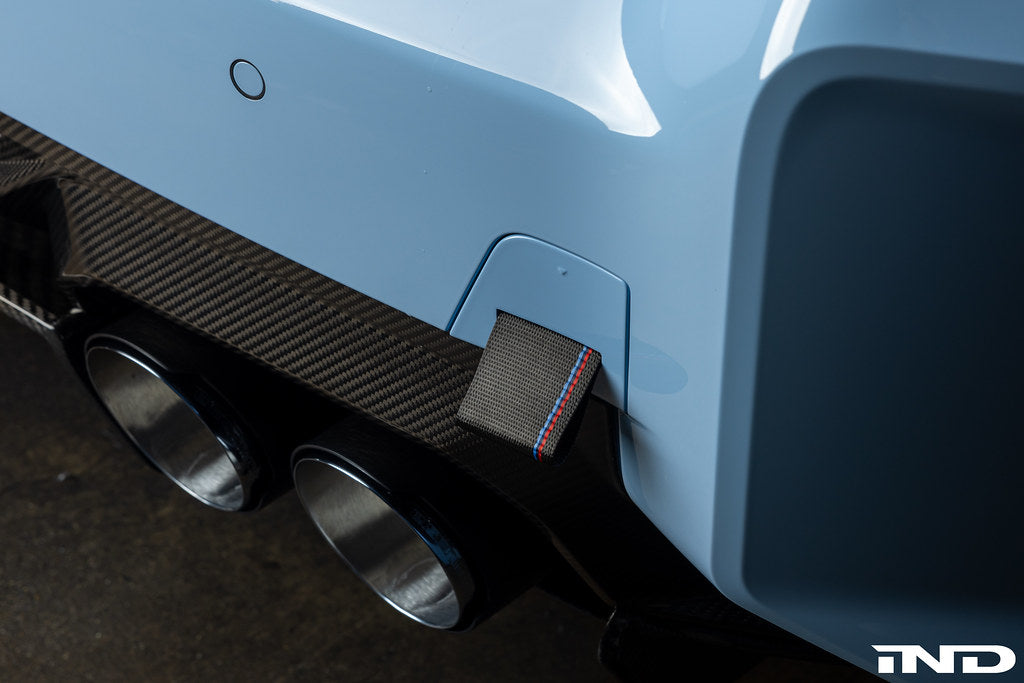 IND - Painted/Slotted Tow Hook Cover - BMW G87 M2