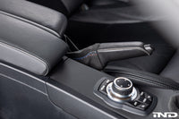 IND E9X M3 Tri-Color Stitched Alcantara E-Brake Boot - LHD