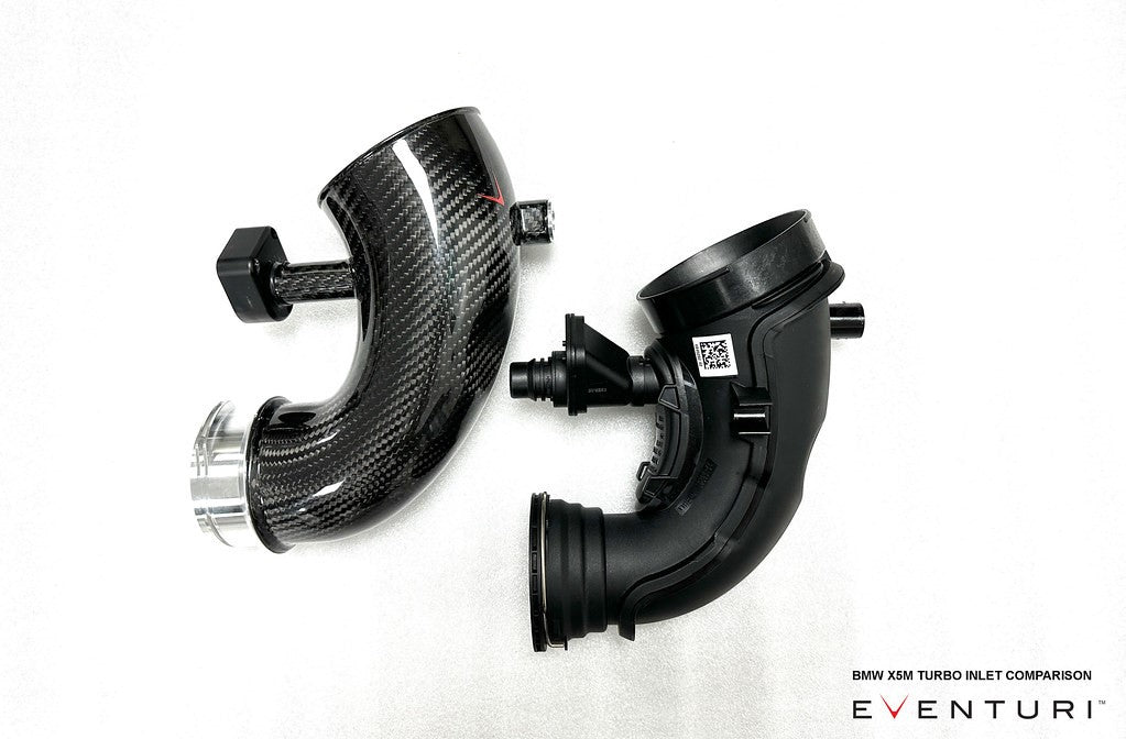 Eventuri - Carbon Fiber Turbo Inlets - BMW F95/F95/G09 X5M/X6M/XM