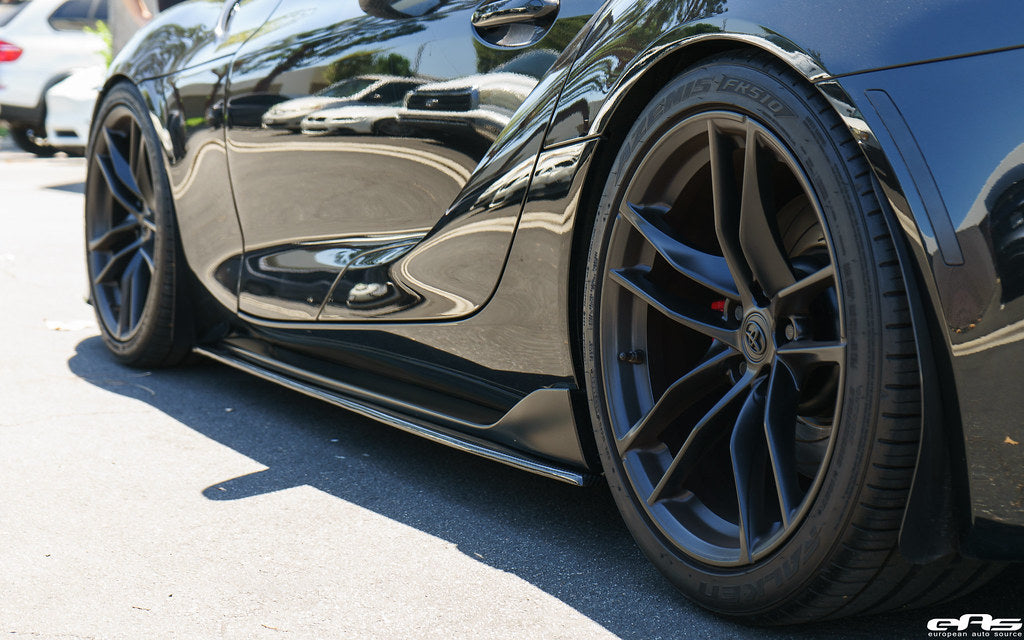 Suvneer Motorsports - R1 Designed Carbon Fiber Side Skirt Extensions - Toyota A90 Supra