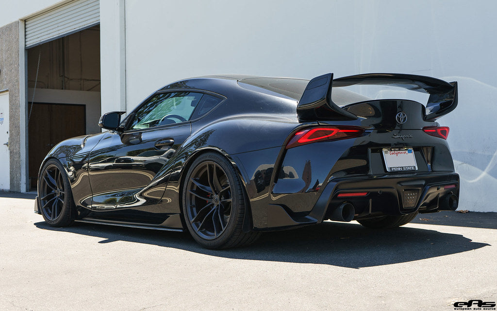 Suvneer Motorsports - R1 Designed Carbon Fiber Side Skirt Extensions - Toyota A90 Supra