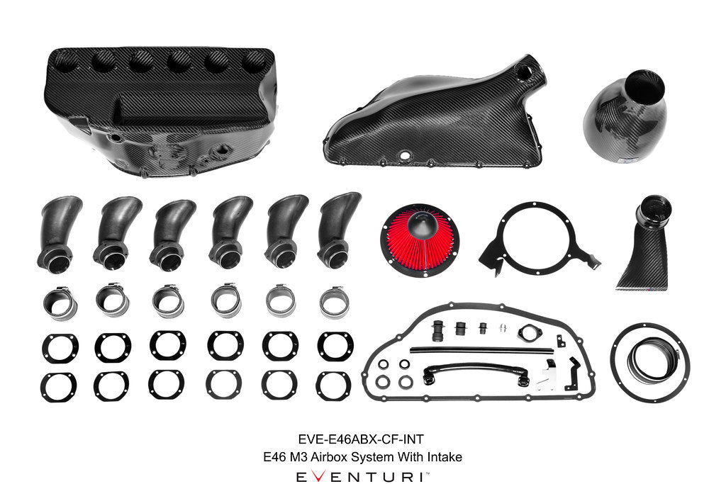 Eventuri - Hybrid Carbon Airbox System - BMW E46 M3