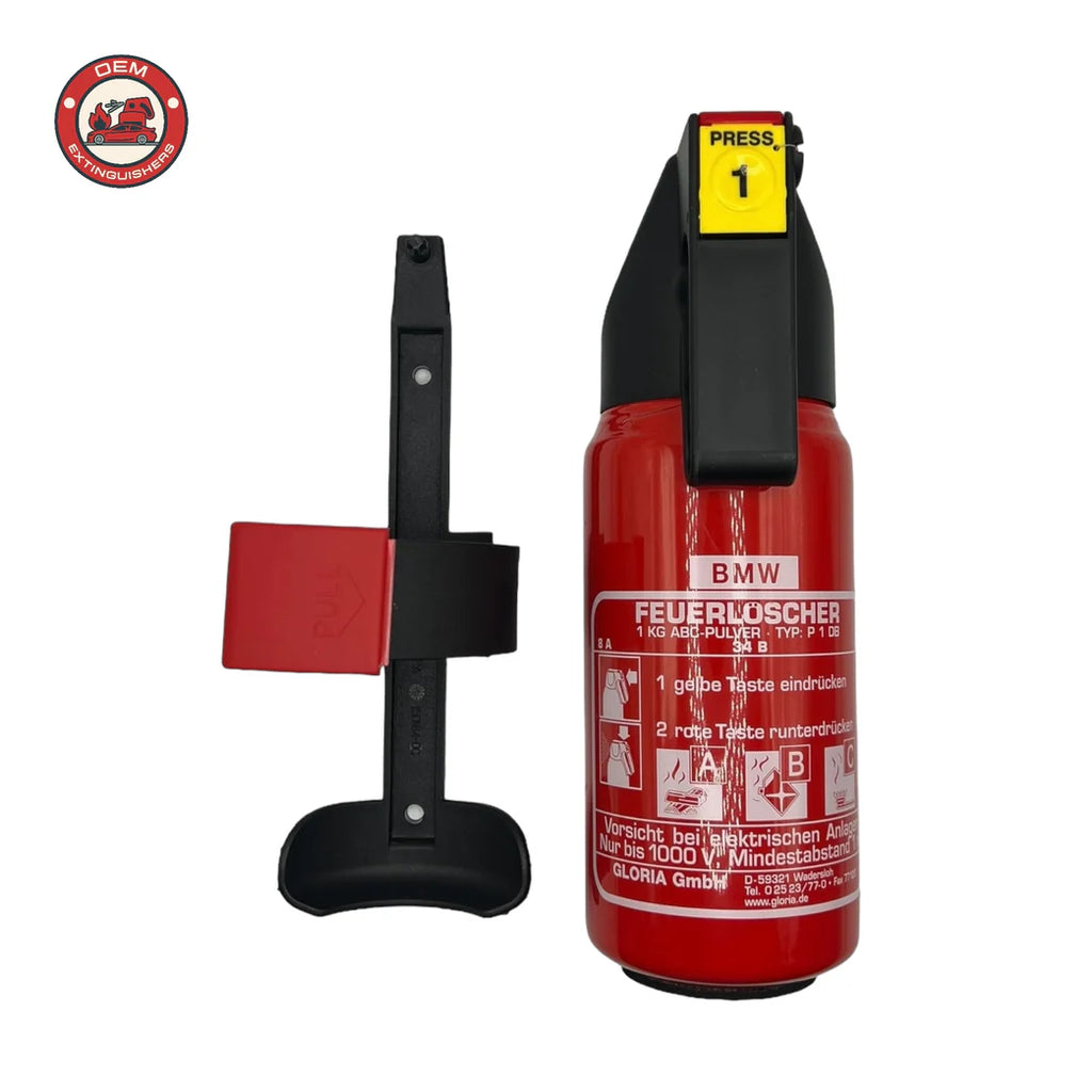 OEMExtinguishers - Bare BMW Branded Fire Extinguisher - 1Kg