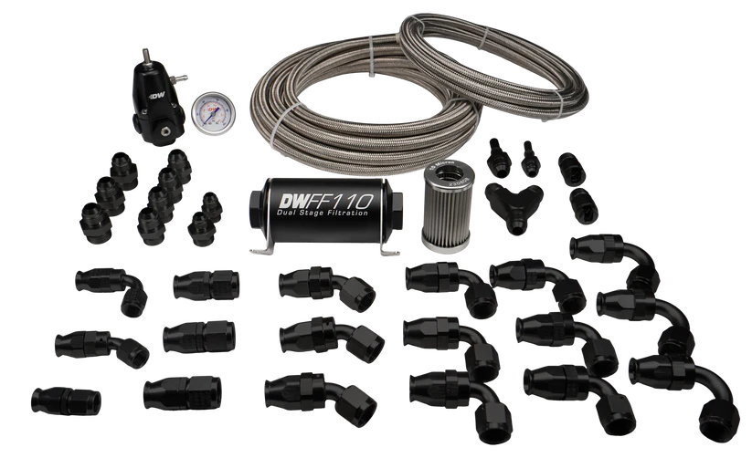 Deatschwerks - PTFE Fuel Line Return Plumbing Kit - Toyota A90 Supra
