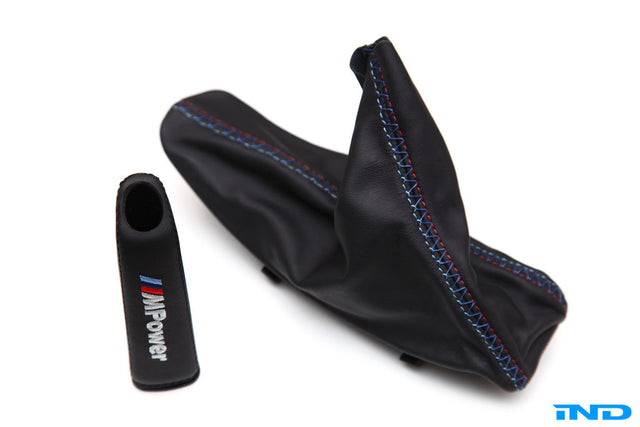 iND e9x m3 custon tri stitch leather e brake boot - iND Distribution